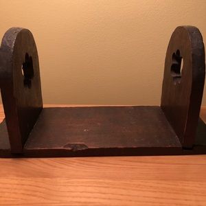 Antique hand made book holder